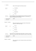 NR507 Week 4 Midterm Exam (Version 7)  (Latest-2022/2023) / NR 507 Week 4 Midterm Exam Study Guide: Advanced Pathophysiology: Chamberlain College of Nursing