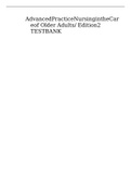 NR601/NR601 Question Bank / NR 601 Test Bank (Ch 1 – Ch 19, 300 Q & A) (LATEST, 2022): Chamberlain College of Nursing |Verified and 100% Correct Q & A|