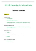 Module 6 Quiz - NUR2474 / NUR 2474 (Latest 2022 / 2023) : Pharmacology for Professional Nursing - Rasmussen