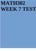 MATH302 WEEK 7 TEST