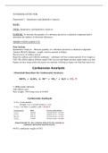 Portage Learning Chem 103: NOTEBOOK ENTRY FOR:  Experiment 3 – Quantitative and Qualitative Analysis 