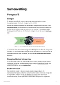 Samenvatting  NOVA Scheikunde paragraaf 1, 2 en 4 hoofdstuk 4