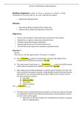 {SOLVED} NUR 321 VCE #4 Lesson 10- Medication Administration | • Piya Jordan, Medical-Surgical Floor, Room 403 • Kathryn Doyle, Skilled Nursing Floor, Room 503