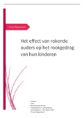 Het effect van rokende ouders op het rookgedrag van hun kinderen