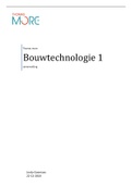 Samenvatting  Bouwtechnologie 1: Ruwbouw