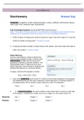 Stoichiometry Answer Key Complete Solution