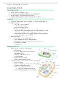 Chapter 3- cell structure and function