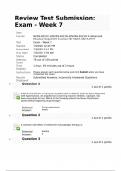 NURS-6521C-2/NURS-6521N-2/NURS-6521D-2-Advanced Pharmacology Exam - Week 7