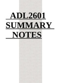 ADL2601 - Administrative Law summary notes.