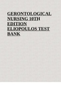 NSG239 GERONTOLOGICAL NURSING COMPETENCIES FOR CARE.