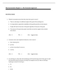 Macroeconomics Private and Public Choice, Gwartney - Complete test bank - exam questions - quizzes (updated 2022)