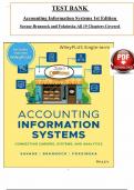 Test Bank for Accounting Information Systems: Connecting Careers, Systems, and Analytics 1st Edition by (Savage/Brannock/Foksinska), ISBN: 9781119744474, All 19 Chapters Covered, Verified Latest Edition