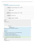 Straighterline BIO 201 Topic 12 Quiz Spinal Cord, Spindal Nerves, Brain and Cranial Nerves-A++