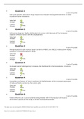 BIOM 500 Quiz 8 Questions and Answers- Liberty University