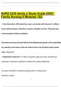 NURS 5335 family 2 Study Guide EENT Family Nursing II Modules 1&2.pdf