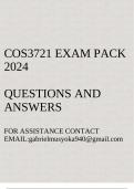 COS3721 Exam pack 2024(Operating Systems and Architecture)