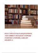 P.O.S.T (PELLET B) EXAM QUESTIONS AND CORRECT DETAILED ANSWERS 