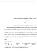 Wk10RobinsonS.docx    Introduction to Quantitative Analysis: Testing for Multiple Regression  Walden University RSCH 6210  Introduction to Quantitative Analysis: Testing for Multiple Regression  The following statistical analysis utilized the Afrobaromete