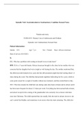 WK9Assgn2 Kiosh A.docx    Episodic Visit: Gastrointestinal or Genitourinary Condition Focused Notes  Walden university  NURS 6541- Primary Care of Adolescents and Children  Episodic visit: Genitourinary Focused Note  Patient Information:  Initials:    D.S