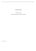 Wk3AssignTedrowW.docx  1  Descriptive Analysis  Walden University  RSCH 8210: Quantitative Reasoning and Analysis   14:09:01 GMT -05:00  Descriptive Analysis  The quantitative descriptive analysis is completed using the Afrobarometer data set with a mean 