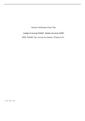 WK3Assgn26665.pdf    National Certification Exam Plan  College of Nursing-PMHNP, Walden University NRNP 6665: PMHNP Care Across the Lifespan I Practicum Dr.    14:48:12 GMT -05:00  National Certification Exam Study Plan  A study plan is essential for my s