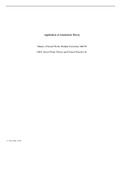 Wk3Assgn Johnosn E 6060.doc    Application of Attachment Theory  Master of Social Work, Walden University SOCW 6060: Social Work Theory and Clinical Practice Dr.    13:55:26 GMT -05:00  Application of Attachment Theory  Applications of Attachment Theory A