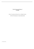 WK3Assgn  Reifschneider  A.pdf    The Past, Present, and Future of Counseling  School of Counseling and Human Services, Walden University COUN-6100: Introduction to Clinical Mental Health    14:50:10 GMT -05:00  The Past, Present, and Future of Counseling