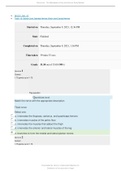 BIO201: Straighterline > Topic 12: Spinal Cord, Spindal Nerves, Brain and Cranial Nerves quiz answers (fall 2021) Grade 31.50 out of 35.00 (90%)