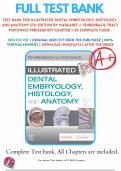 Test Bank For Illustrated Anatomy of the Head and Neck 5th Edition Fehrenbach||ISBN NO-10,9780323396349||ISBN NO-13,978-0323396349||All Chapters 1-12 ||Questions And Answers in 237 Pages