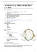 Samenvatting oftamologie