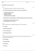 EHST 2110 FINAL EXAM TEST QUESTIONS AND ANSWERS