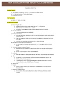 NUR 4323 EXAM NOTES MDC4 FINAL EXAM NOTES 