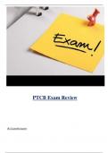 PTCB Exam Review ( Latest 2024 / 2025 ) Actual Questions and Answers 100% Correct