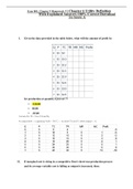 Econ 001: Chapter 9 Homework V2 Chapter 6 Utility Definition With Explained Answers 100% Correct Download To Score A