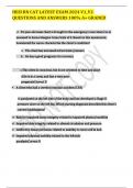 HESI RN CAT LATEST EXAM 2024 V1-V2 QUESTIONS AND ANSWERS 100% A+ GRADED 