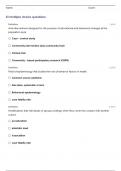 HLTH 503 GLOSSARY LETTERS A - C PRINCIPLES OF EPIDEMIOLOGY IN PUBLIC HEALTH PRACTICE QUESTIONS AND ANSWERS