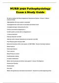 NURB 3050 Pathophysiology Exam 2 Study Guide 