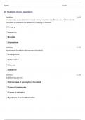 EBME 306 EXAM 3 LECTURES 3-5 QUESTIONS AND ANSWERS