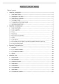 PEDIATRIC QUICK NOTES: WHOLE COURSE UNIT