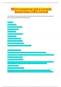 RECA Commercial Unit 2 Correctly  Solved Exam [100% Correct] 