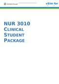 NUR 3010 vSim Vernon Watkins {CLINICAL STUDENT PACKAGE}