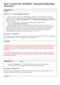 NURS MISC Quiz Lesson 2 Antepartal Bleeding Disorders Answers