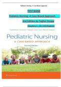 TEST BANK For Pediatric Nursing- A Case-Based Approach, 2nd Edition by (Tagher, 2024), Verified Chapters 1 - 34, Complete Newest Version