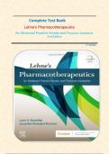 Complete Test Bank For Lehne's Pharmacotherapeutics For Advanced Practice Nurses And Physician Assistants, 2nd Edition By Laura D. Rosenthal ||All Chapter 1-92|| Graded A+