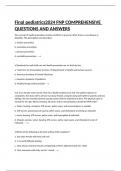 {Answered}ATI - End-of-Life Care Quiz 2024 Comprehensive Questions with 100% CORRECT Answers