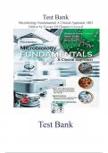 TEST BANK FOR MICROBIOLOGY FUNDAMENTALS: A CLINICAL APPROACH 3RD EDITION BY COWAN 