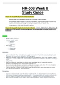 NR 508 Final Exam Study Guide thru week 7 New 2022