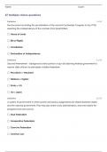 PSCI 2306 UNT EXAM 1 QUESTIONS AND ANSWERS