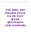 Test Bank for Advanced Pharmacology Study Guide 2022