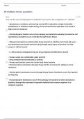  ANTIMICROBIAL RESISTANCE (AMR) EXAM 2 QUESTIONS AND ANSWERS